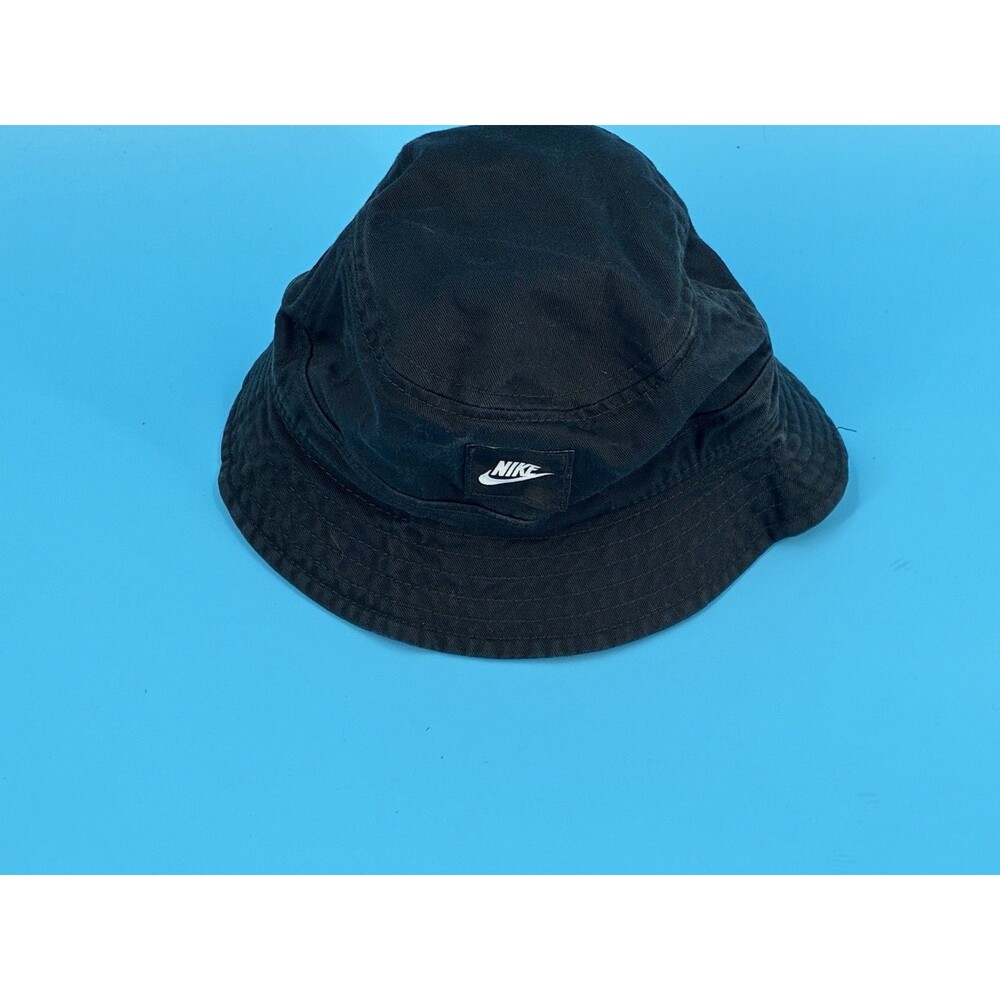 Nike Bucket Hat Black Just Do It Logo Patch Size M/L Unisex